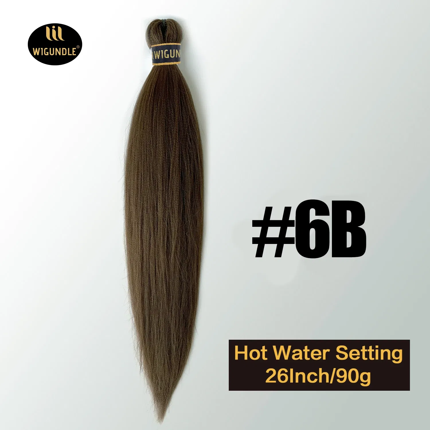 Color: Silver, Stretched Length: 26inches, Bulk Buy: 3Pcs/Lot - Kanekalon 26inch Hot Water Set Pre Stretched Jumbo Braiding Hair Box Twist Braids Synthetic Hair Extensions For Women Soft Yaki