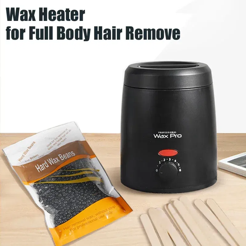 Color: Red - 200ML Wax Heater Machine For Hair Removal Wax-Melting Pot Body Hair Remove With Packaging Box Waxing Kit Hair Removal Machine