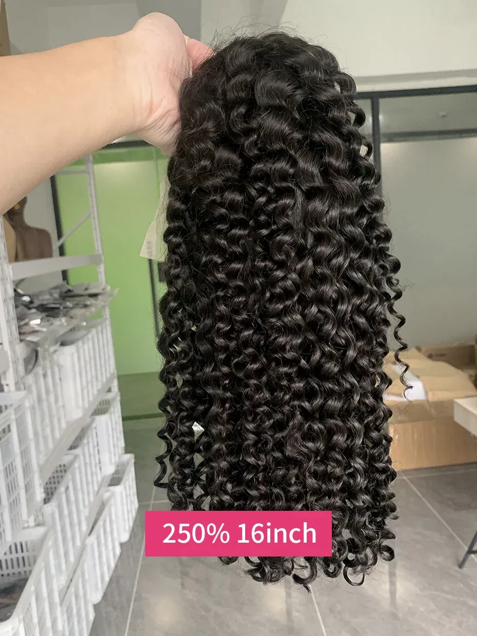 Hair Color: Natural Color, Ships From: CHINA, Stretched Length: 12INCHES, Density: 250% - Curly Wigs Full 250 Density Short Bob Wig Human Hair Vietnamese Raw 13x4 13x6 Double Drawn Jerry Curly Lace Front Human Hair Wig