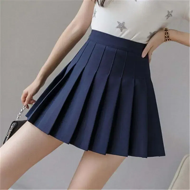 Size: S, Color: black - 1pc Pleated High Waist Mini Skirt Women Sexy White Micro Ladies Korean Style Summer Miniskirt Y2k Egirl Hot Skirt
