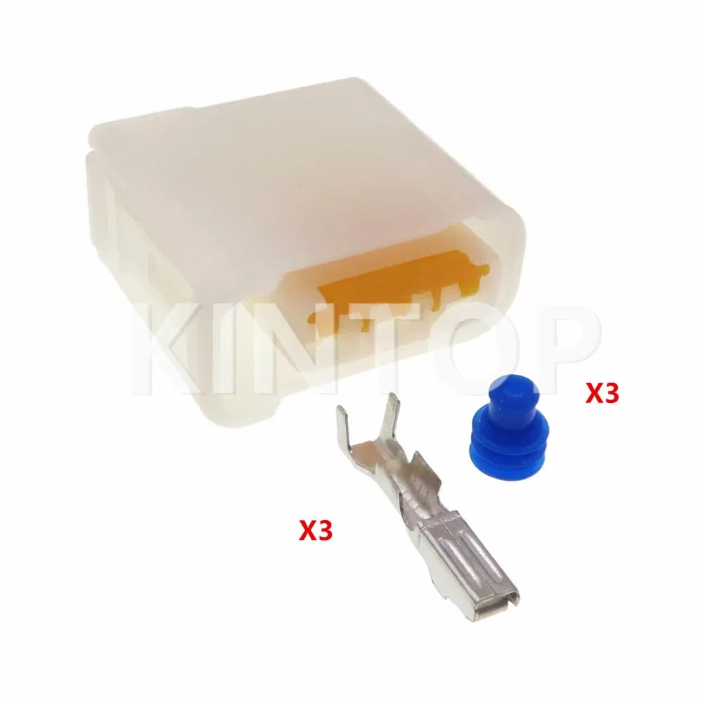 Color: black - 1 Set 3 Pins AC Assembly Auto Plastic Housing Connector with Wire Automotive Ignition Coil Socket For Subaru FW-C-D3F FW-C-D3F-B