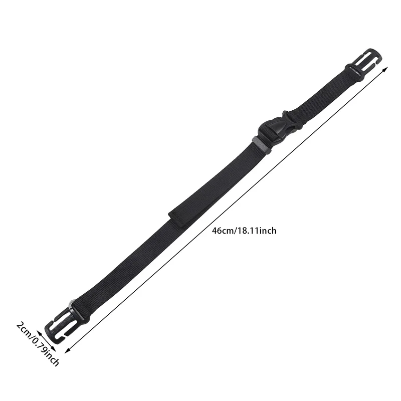 Color: Bronze - Adjustable Backpack Chest Strap Outdoor Travel Sternum Harness Webbing Buckled Anti Slip Nylon Bag Belt Backpack Accessories