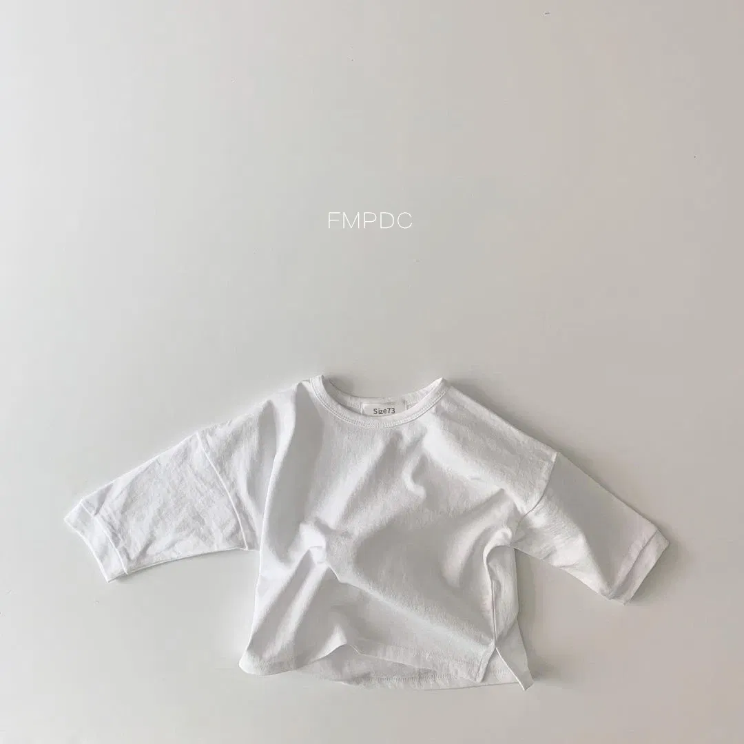 Color: WHITE, Kid Size: 12M - Korea Baby Tee 2023 Baby Autumn Clothes Basic Soft Bottoming Shirt Toddler Girl Clothes T-shirts Baby Boys Clothes Tank Tops New