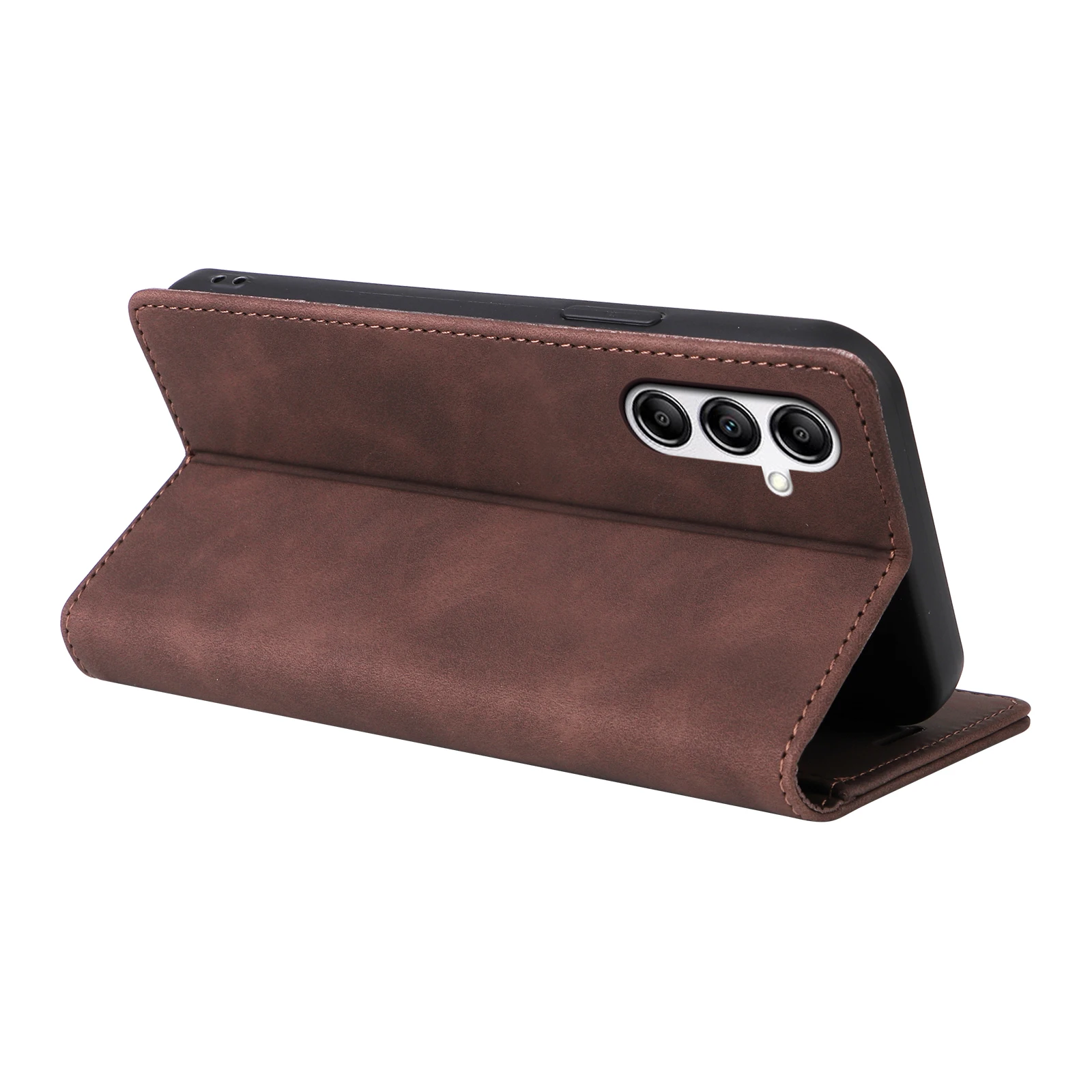 Color: Beige, Material: Vinyl - Leather Wallet Case For Samsung Galaxy A15 A05 A14 A24 A34 A54 A13 A23 A33 A53 A73 A52 A32 A22 A12 A72 A03S A04S Flip Book Cover