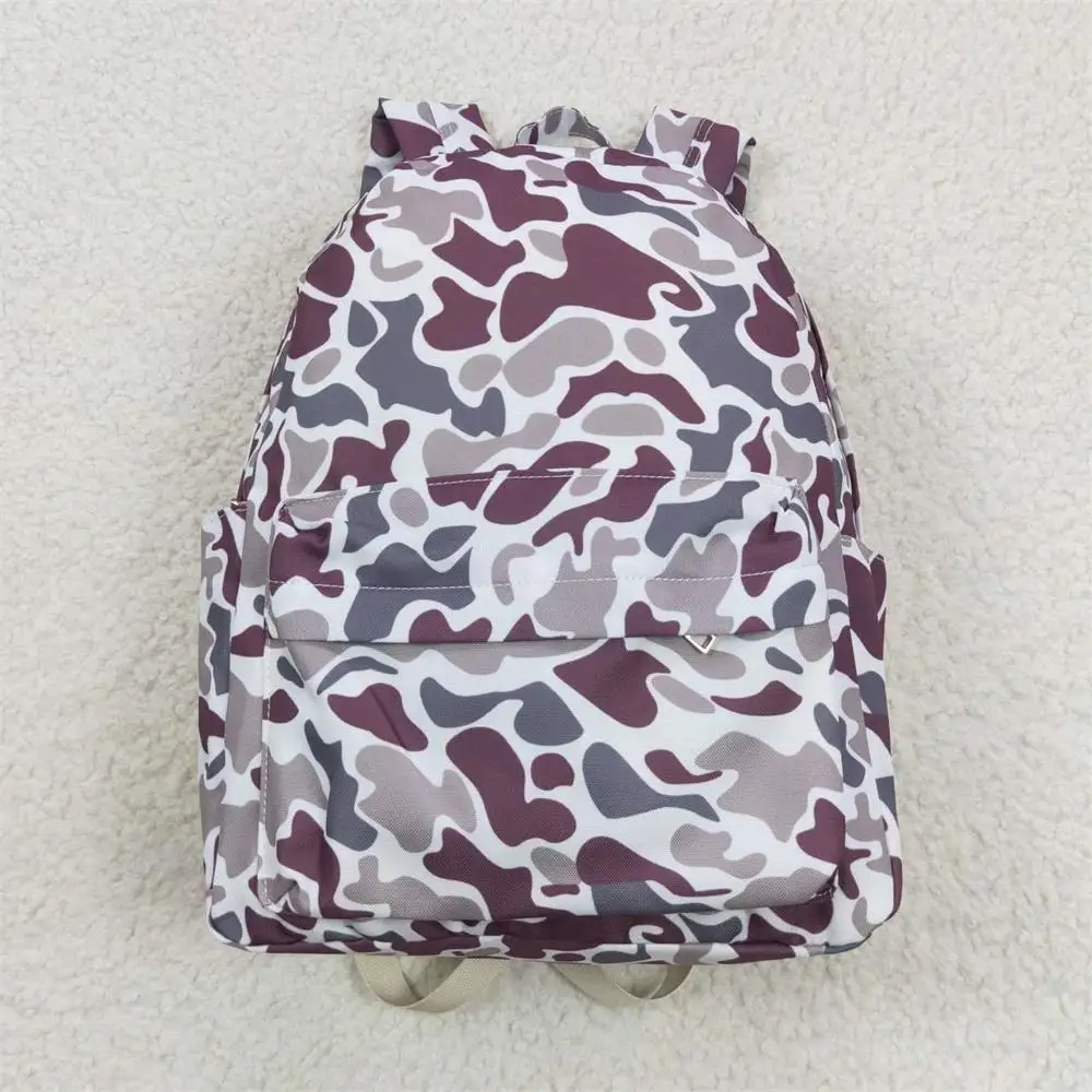 Color: Navy Blue - Wholesale Baby Boy Boy Girl Backpack Camo Daypack Toddler Children Outdoor Portable Kids School Bag