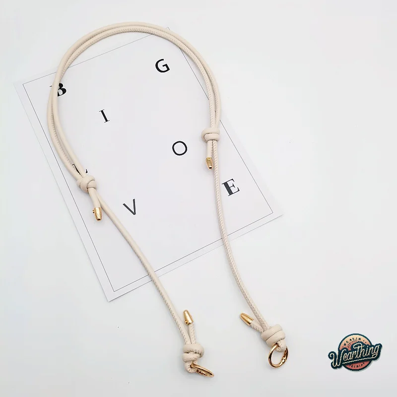 Color: Chocolate - Long Leather Shoulder Strap Crossbody Bag Adjustable Replacement Belt Handbag Strap Accessories DIY Bag Belt For Handbags