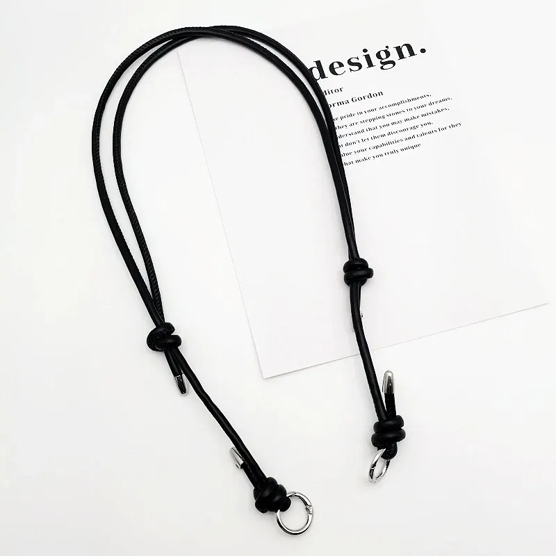 Color: Chocolate - Long Leather Shoulder Strap Crossbody Bag Adjustable Replacement Belt Handbag Strap Accessories DIY Bag Belt For Handbags