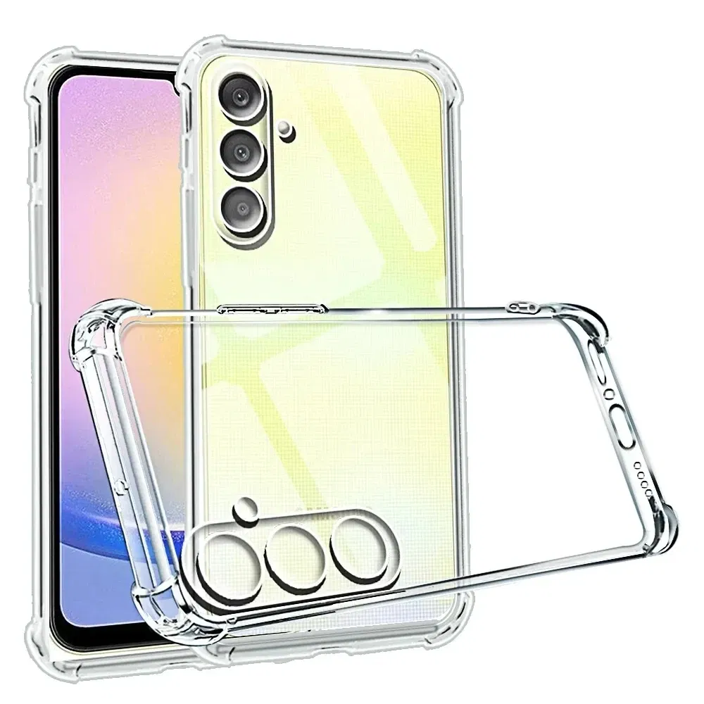 Color: Lavender - Clear Shockproof Case for Samsung Galaxy A16 A36 A25 A35 A55 A15 A54 A34 A14 A24 A05S A73 A53 A33 A23 A13 4G 5G Back Cover