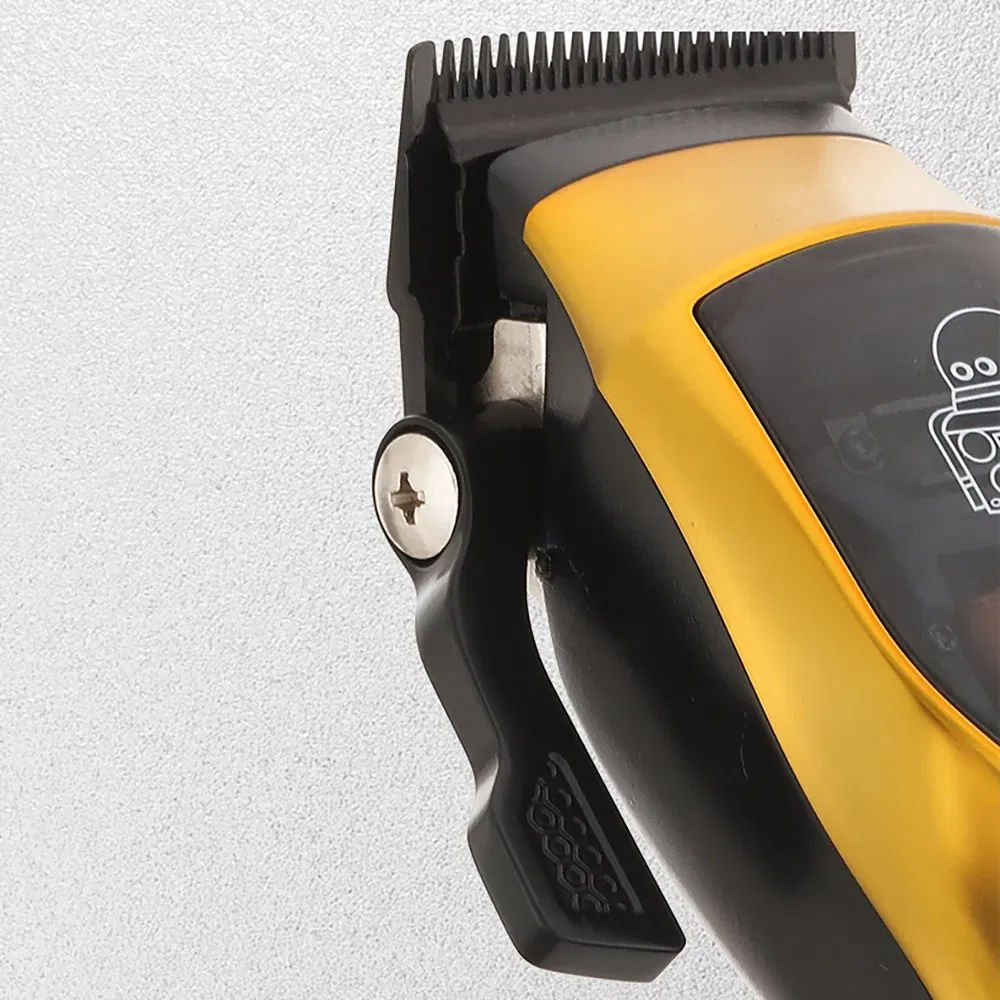 Color: black - Kemei Electric Hair Clippers and Hair Trimmer Kit Men Professional USB-C Rechargeable Cordless 0mm Finish Hair Cutting Machine