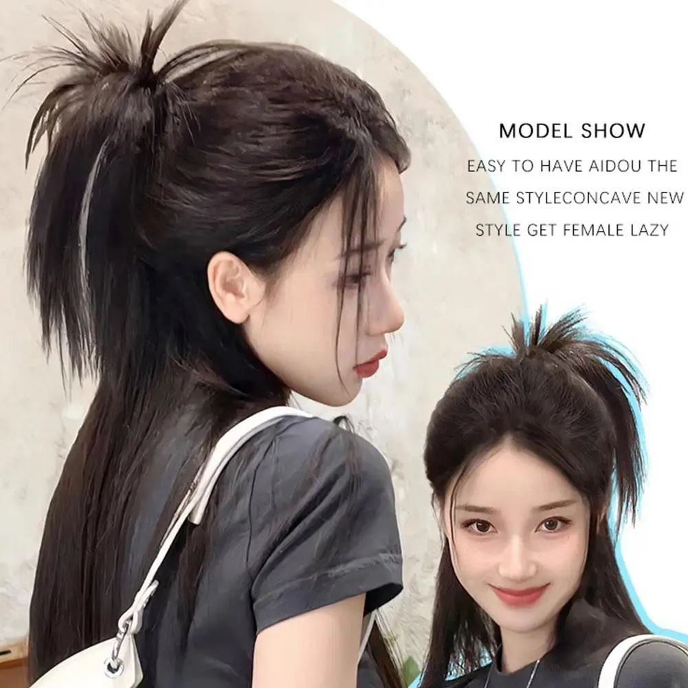 Color: 1B/27HL, Ships From: CHINA - Wig Clip Synthetic Claw Ponytail Wig Ponytail Natural Black Brown Curly Fluffy Natural Braid Ponytail Wig Extension Design