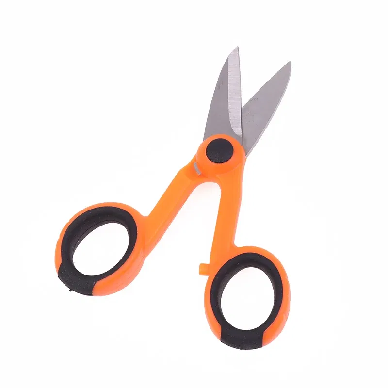 Color: WHITE - 1Pcs Fiber Optic Kevlar Cutter Scissors Kevlar Aramid Fiber Sharp Scissors Jumper Wire Pigtail Tools Electrician Tools