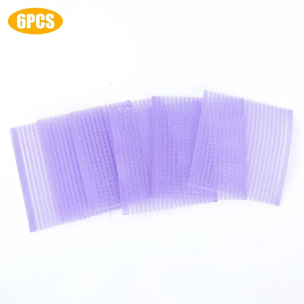 Color: Lavender - 6Pcs Barber Acessories Bangs Magic Paste Posts Hair Sticker Clip Gripper Barber Grippers Hair Holder for Hair Styling Cutting