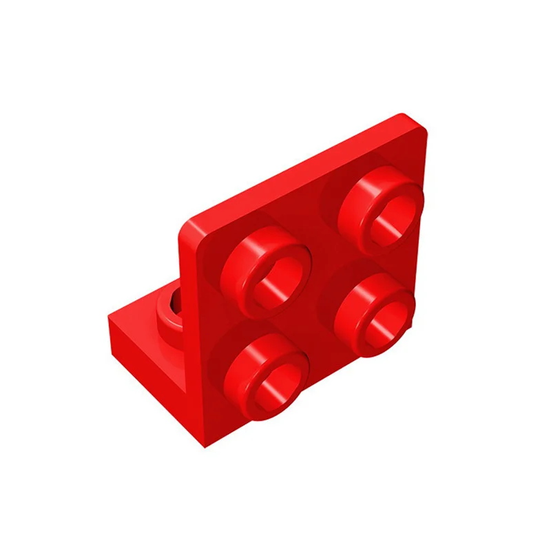 Color: Red, Size: S - 10 pcs lot 99207 Bracket 1x2-2x2 Inverted Building Blocks Moc Accessories Compatible with Brick Toys Children