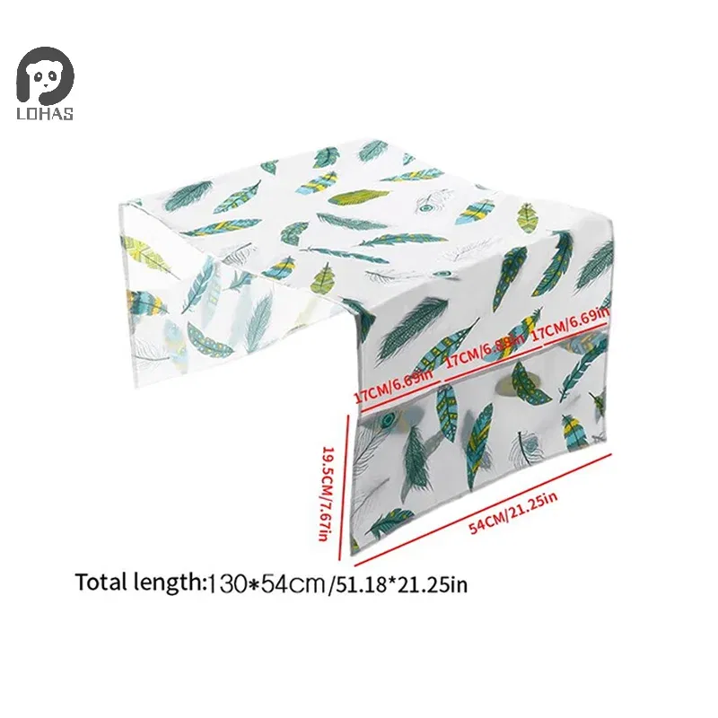 Color: Light Grey - Refrigerator Dust Cover With Storage Bag Washable Multi-purpose Household Washing Machine Cabinet Dust Protection Cover