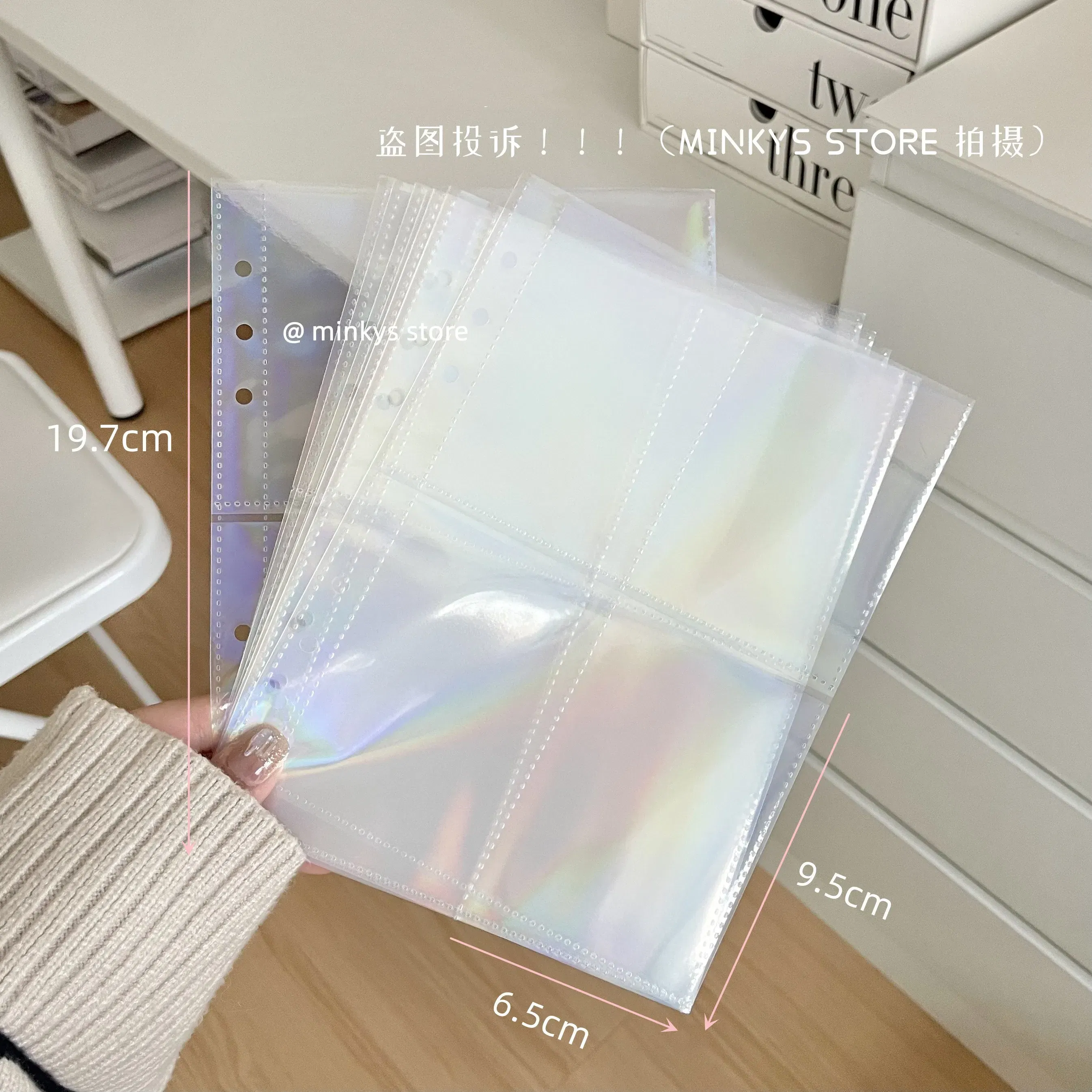 Color: Orange - MINKYS PU Leather Silver A5 Kpop Photocards Collect Binder idol Photo Card Book Idol Storage Album Stationery