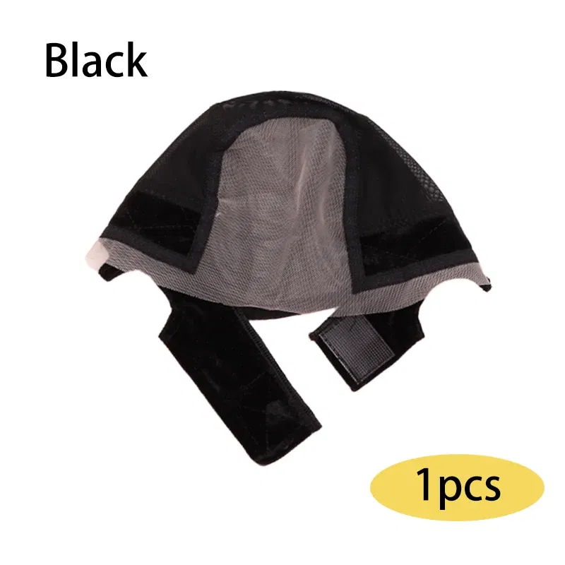 Color: Orange - Female Headband Wig Cap Hd Lace Wig Cap For Wig Making U Part Wig Caps With Adjustable Velvet Wig Grip To Wear Wig Nude Hair Net