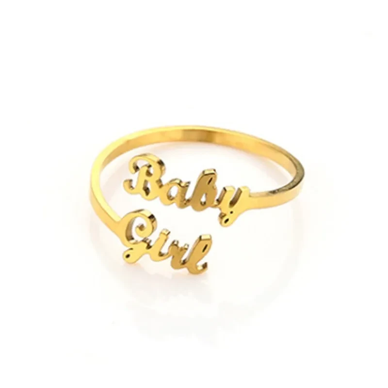 Personalised Custom Double Names Ring