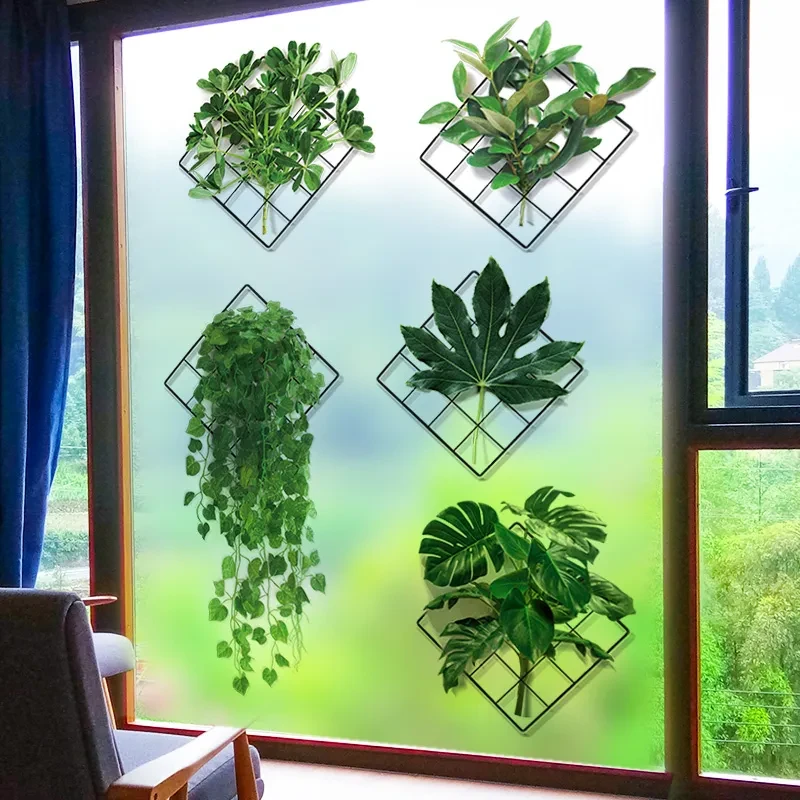 3D Green Plant Wall Sticker
