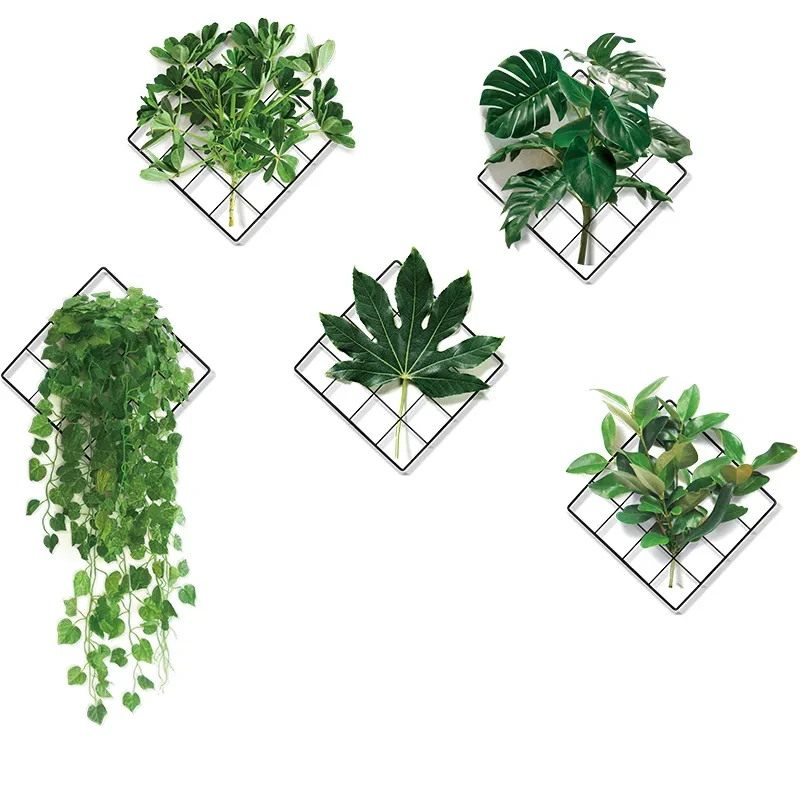 3D Green Plant Wall Sticker