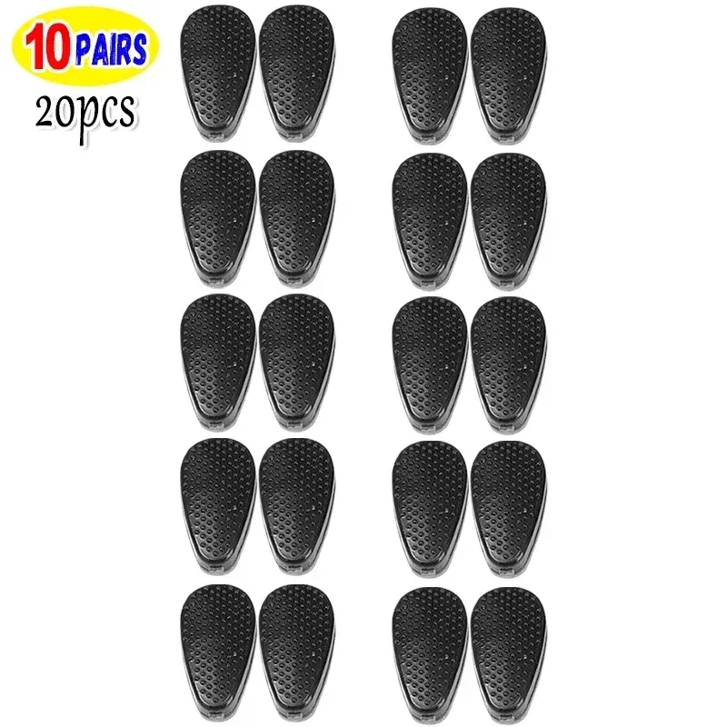 Color: WHITE - Silicone Glasses Nose Pads Soft Non Slip Air Cushion Nose Holder Transparent Invisible Self Adhesive Sticker Eyewear Accessories