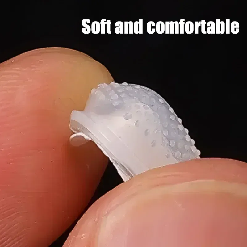 Color: WHITE - Silicone Glasses Nose Pads Soft Non Slip Air Cushion Nose Holder Transparent Invisible Self Adhesive Sticker Eyewear Accessories