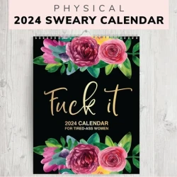GiftTree NZ Calendars🔥 Sale Ends This Week  2024: Fuck It or Fuck Me' Calendar for Tired-Ass Women