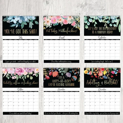 🔥 2024-2025: Fuck It or Fuck Me' Calendar for Tired-Ass Women