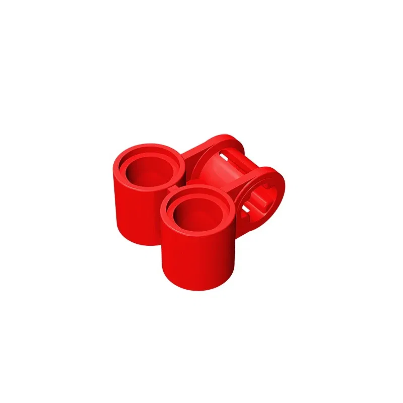 Color: Orange - Gobricks GDS-927 Technical, Axle and Pin Connector Perpendicular Double compatible with lego 32291 pieces of children's DIY