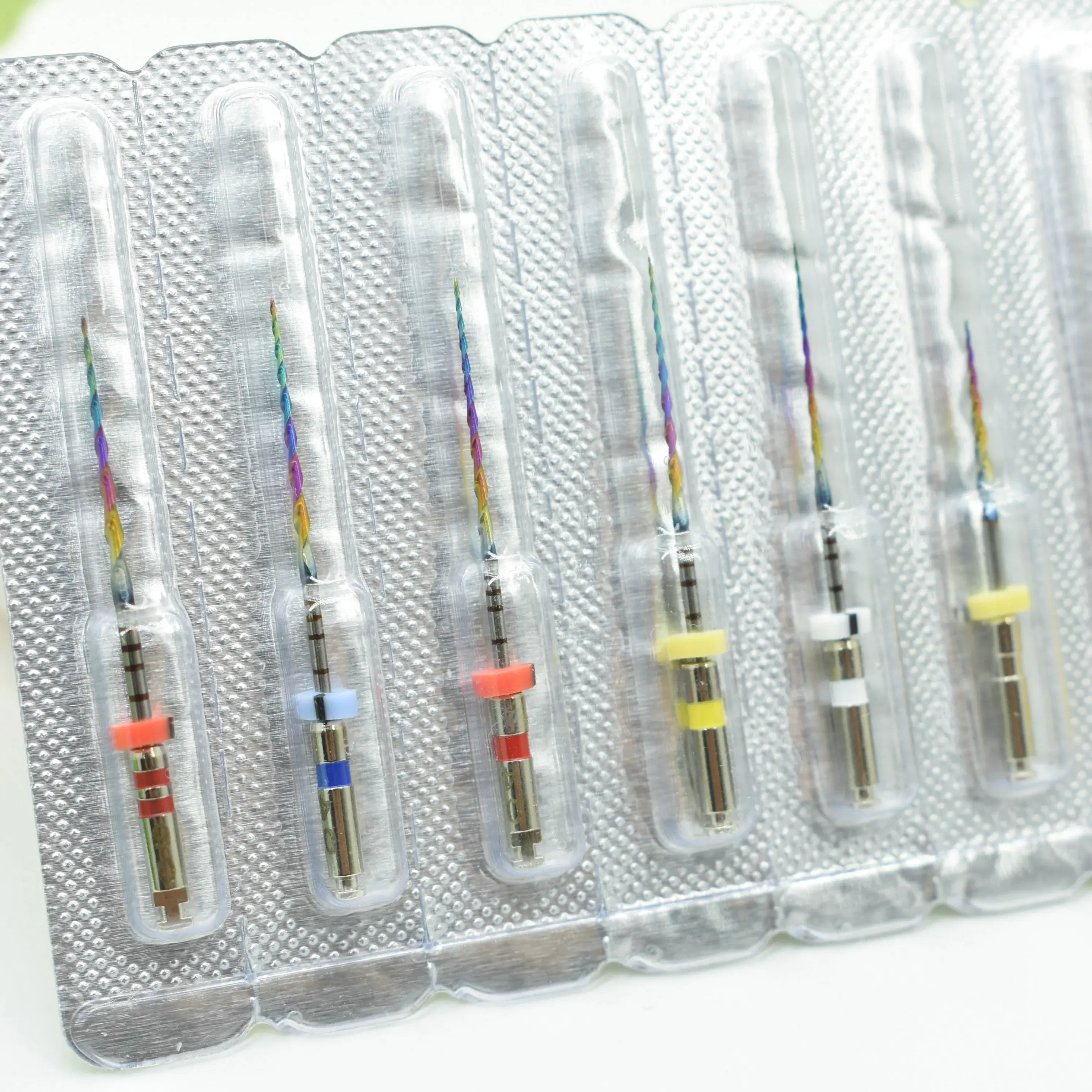 Color: Slate - Dental New Rotary Rainbow Files Thermal Activation Accessories Endodontic For Root Canal Files Cleaning Dentist Tool
