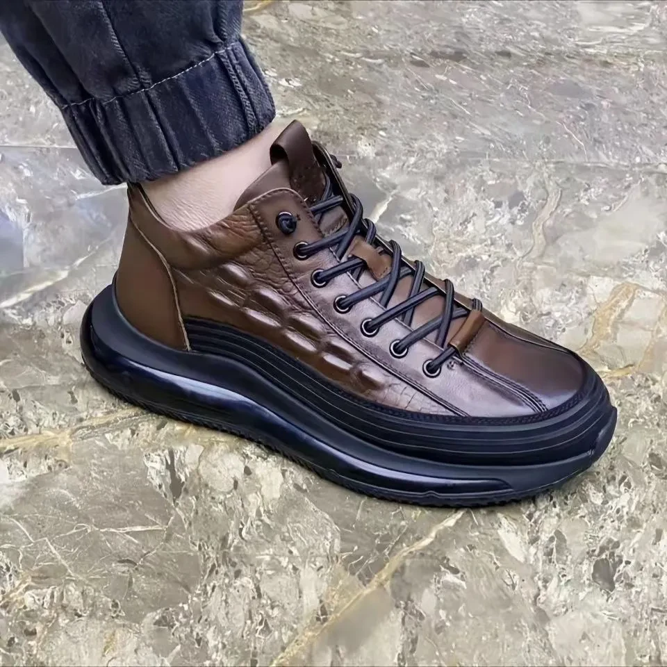 Men's Italian Design Casual Alligator Shoes