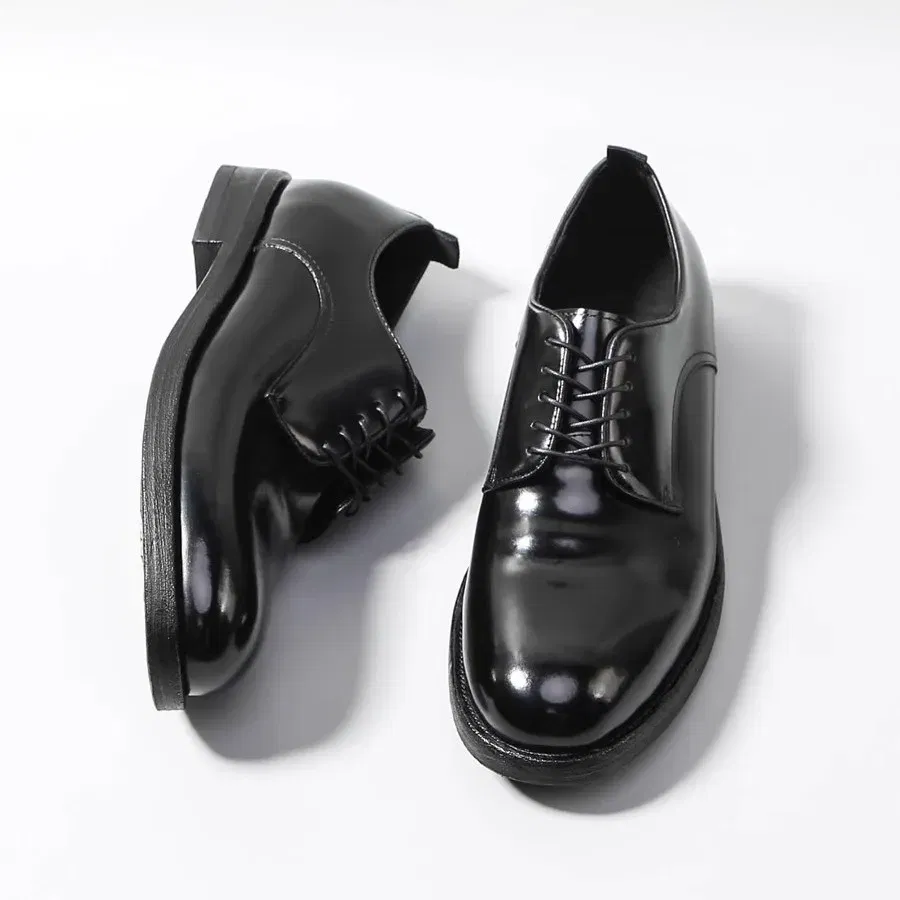 Men's Luxury Horsehide Oxford Shoes - Handcrafted Goodyear Welt Dress Shoes for Business/Wedding, Premium Formal Leather Shoes w