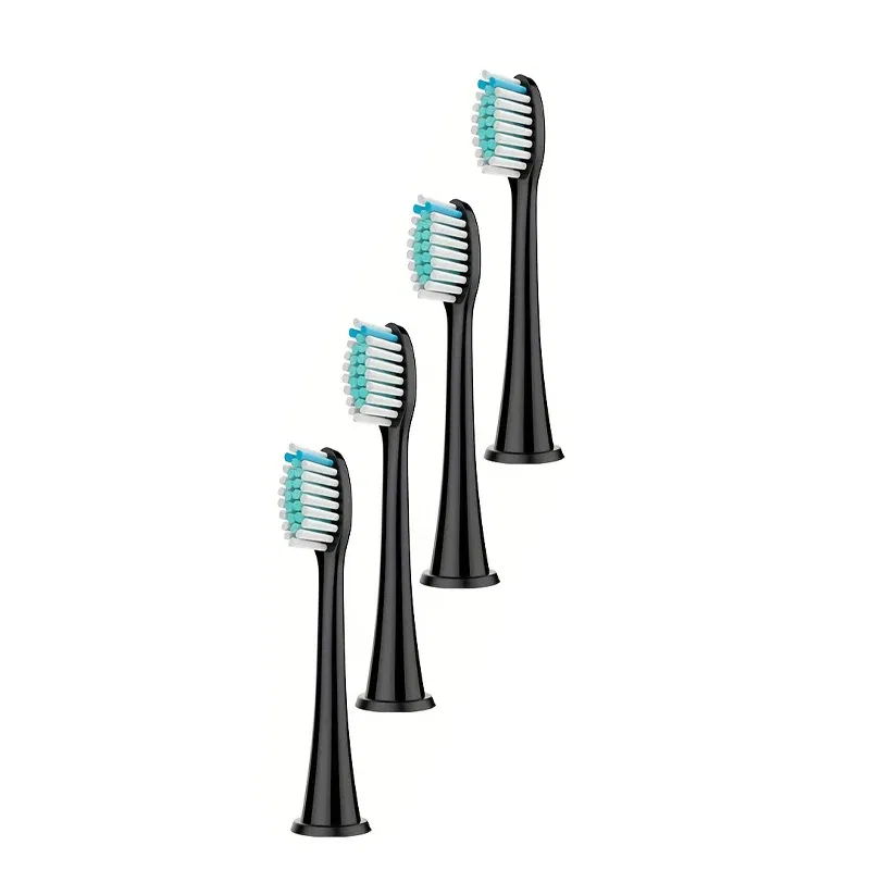 Color: Silver - Electric toothbrush replacement head, Philips Sonicare toothbrush head, sonic vibration cleaning toothbrush head