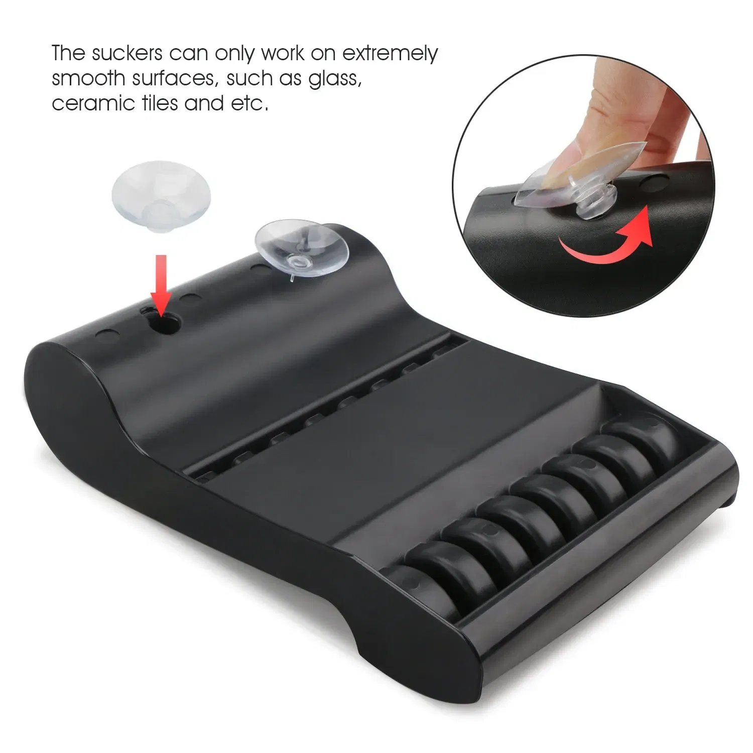 Hair Salon Shear Holder Professional Black Hair Cutting Scissors Rack for Stylist Barbershop Scissors Organizer Styling Tools