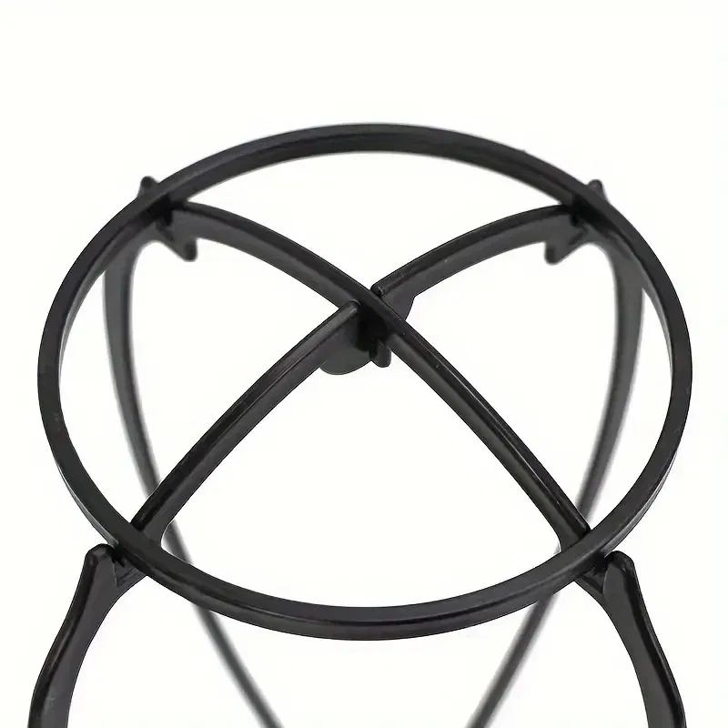 Color: Brushed - 10pcs Wig Stand Durable Easy Assembly Wig Cap Holder Portable Plastic Hair Hat Displaying Stand Ideal for Home Salon Travel Use