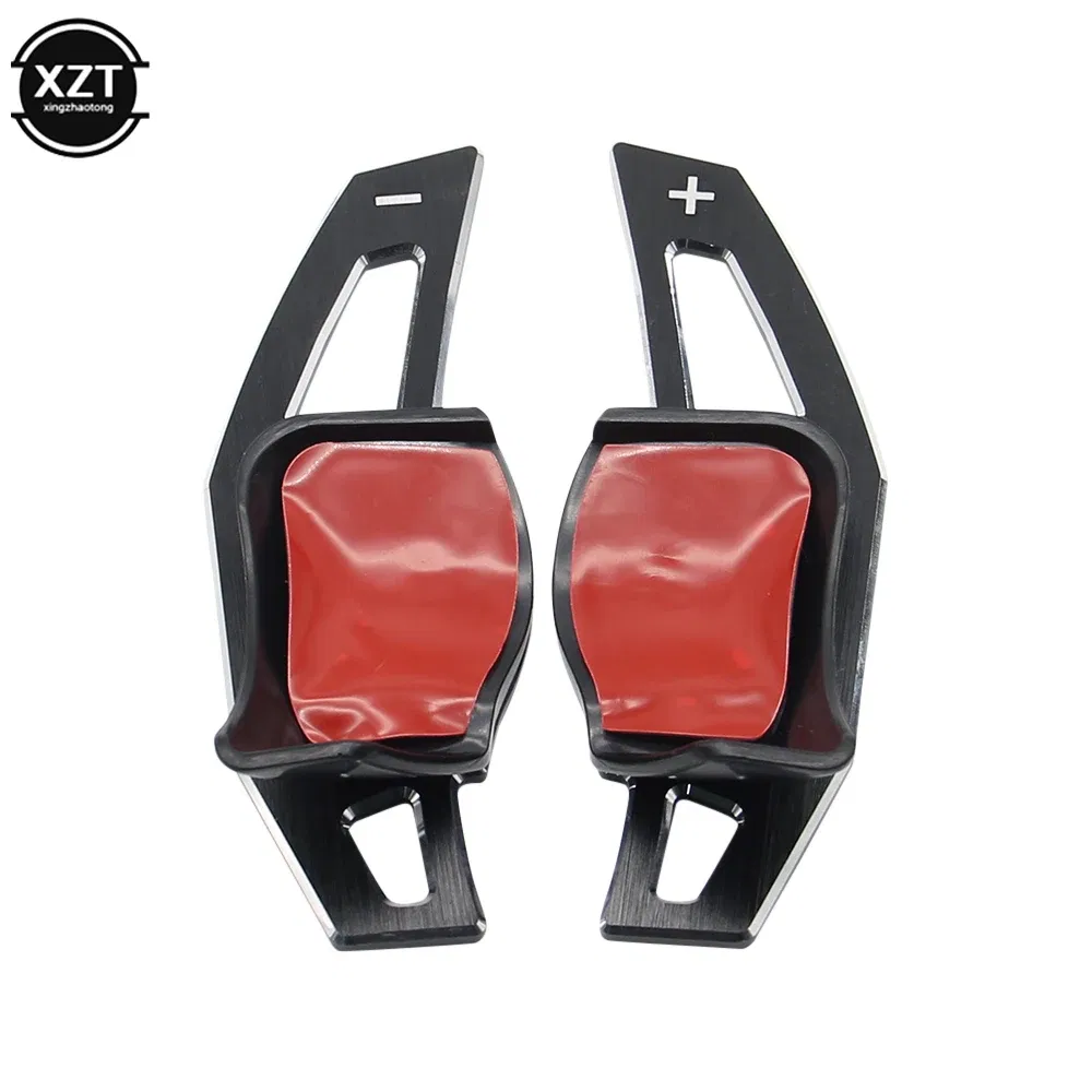 Color: Black - For Volkswagen VW Tiguan Golf MK6 GTI Jetta MK5 Passat B6 CC Scirocco R36 R20 Steering Wheel Aluminum Shift Paddles Car Styling