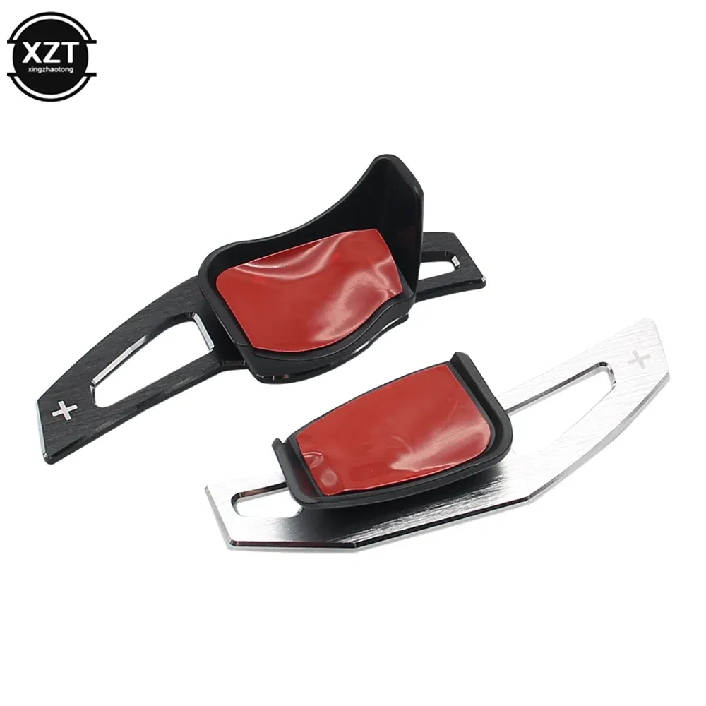 Color: Black - For Volkswagen VW Tiguan Golf MK6 GTI Jetta MK5 Passat B6 CC Scirocco R36 R20 Steering Wheel Aluminum Shift Paddles Car Styling