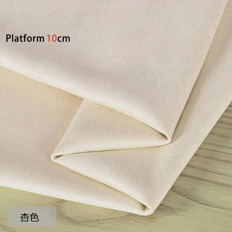 Color: black, Size: M - Suede Shoes Cover Steel Pole Dance Training Specific Protective Cover 10CM Platform Anti Slip Wear-resistant Boots Protective