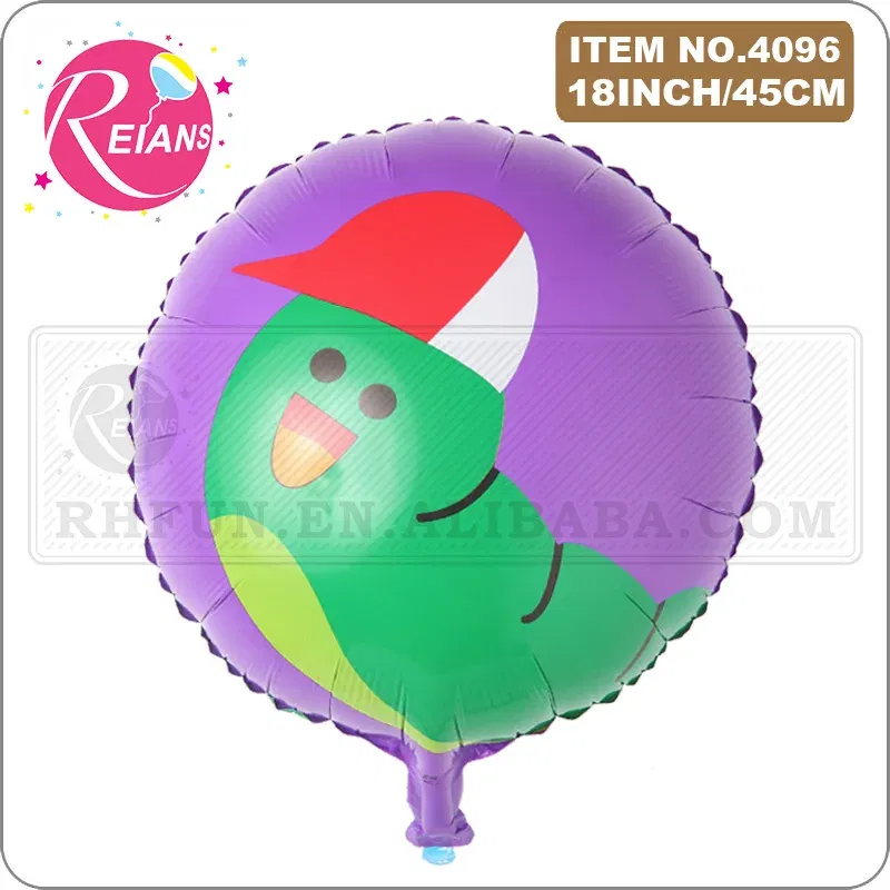 Color: light green - Cartoon Animal round shape Cute Bear Friend Balloon Rabbit For Children Birthday Party Baby Shower Supplies ballon baloon globos