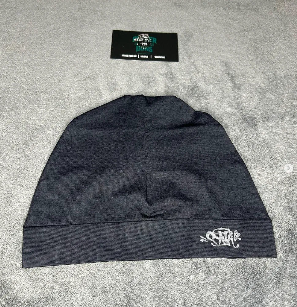 Color: black - Syna Running Cap Syna World Skull Hat2023 New Knitting Syna Beanie Hat MenWomen Paragraph Quality Cap Y2kWarm Beanies