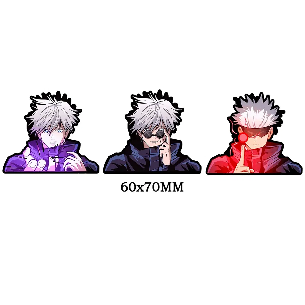 Color: Brown - Anime Mini Motion Stickers Pochita Power Denji Chainsaw Man Attack on Titan Decals for Phones,cup,laptop,Etc.Waterproof