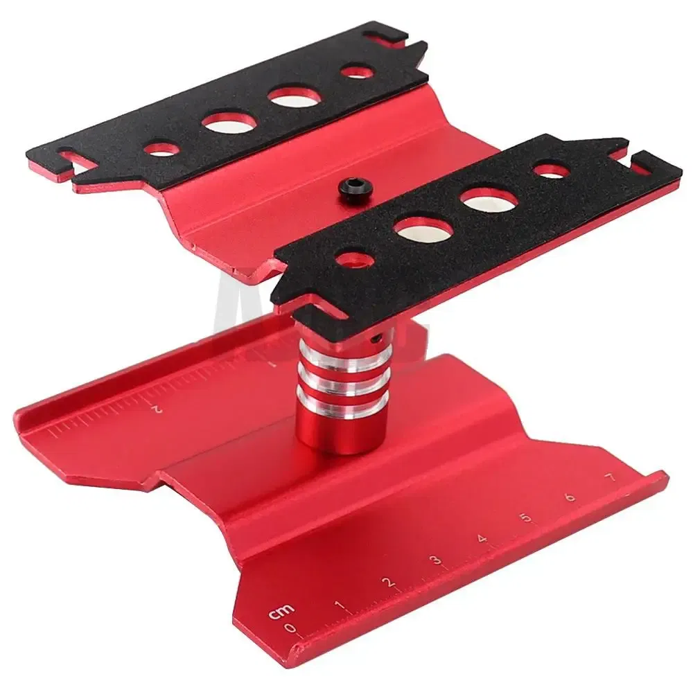 Color: Red - Rc Car Repair Stand Workstation Rc Work Stand For Axial Scx24 Fcx24 Traxxas Trx4m 1/16 1/18 1/24 Scale Rc Truck Crawler Buggy