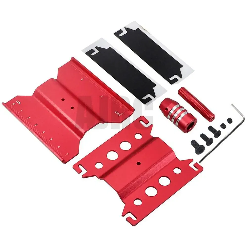 Color: Red - Rc Car Repair Stand Workstation Rc Work Stand For Axial Scx24 Fcx24 Traxxas Trx4m 1/16 1/18 1/24 Scale Rc Truck Crawler Buggy