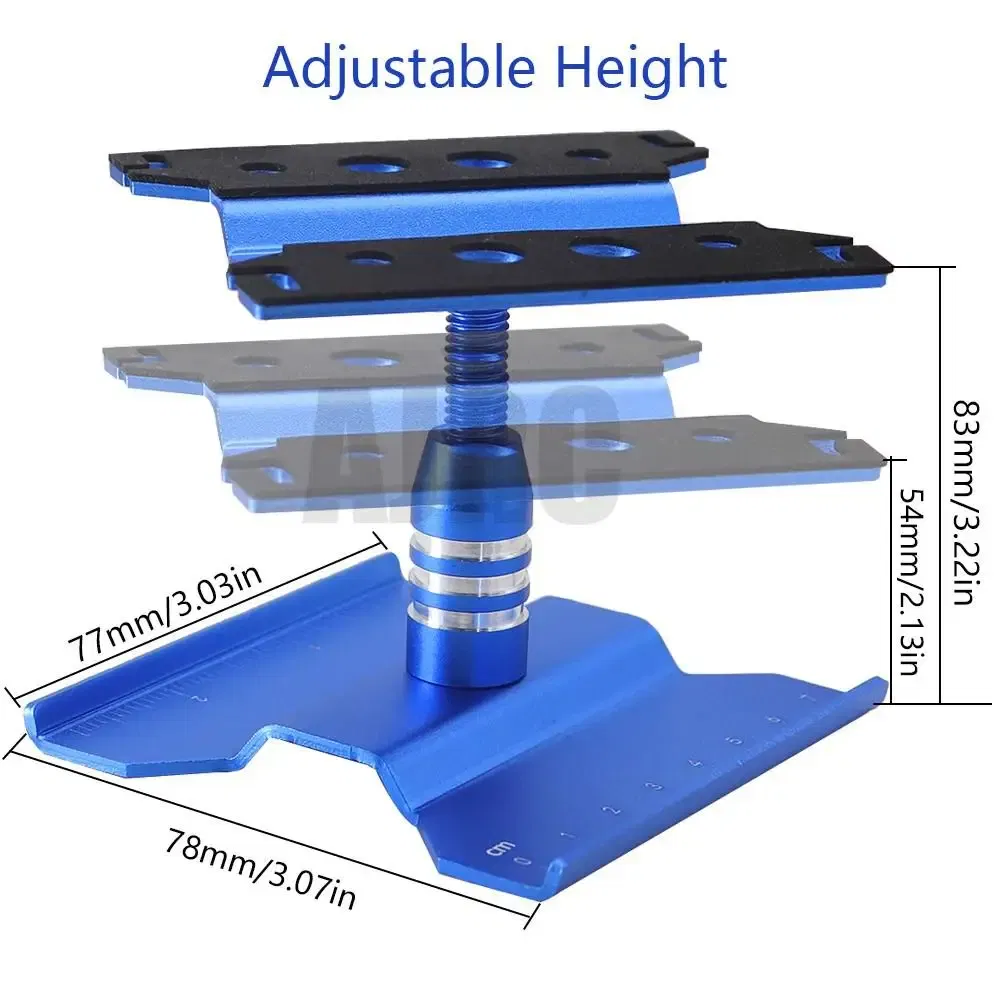 Color: Red - Rc Car Repair Stand Workstation Rc Work Stand For Axial Scx24 Fcx24 Traxxas Trx4m 1/16 1/18 1/24 Scale Rc Truck Crawler Buggy