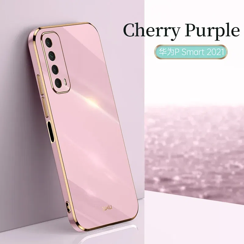 Color: Red, Material: tpu - For Huawei P Smart 2021 Case High Quality Soft TPU Case For Huawei P Smart 2021 Anti-fall Anti-fingerprint Camera Protection