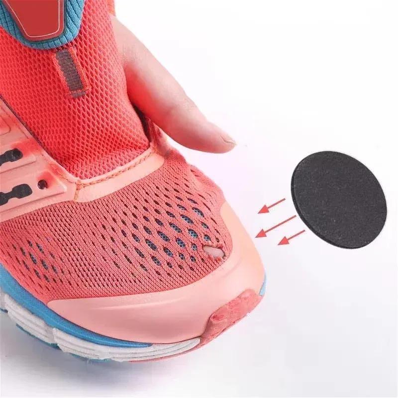 Color: black - 6pcs Heel Wear Repair Shoe Patch Stickers Unisex Anti-Wear Heel Protector Adhesive Patch Repair Shoes Heel Sneakers Protector