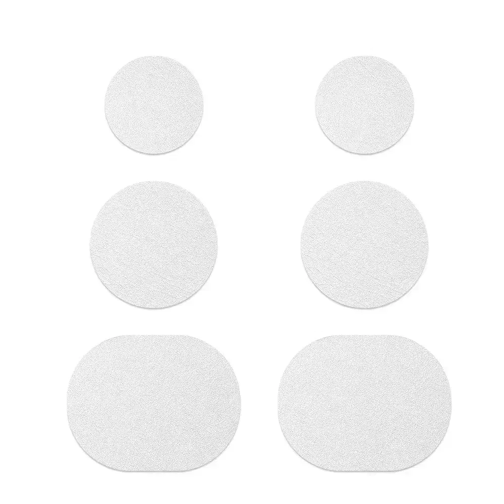 Color: black - 6pcs Heel Wear Repair Shoe Patch Stickers Unisex Anti-Wear Heel Protector Adhesive Patch Repair Shoes Heel Sneakers Protector