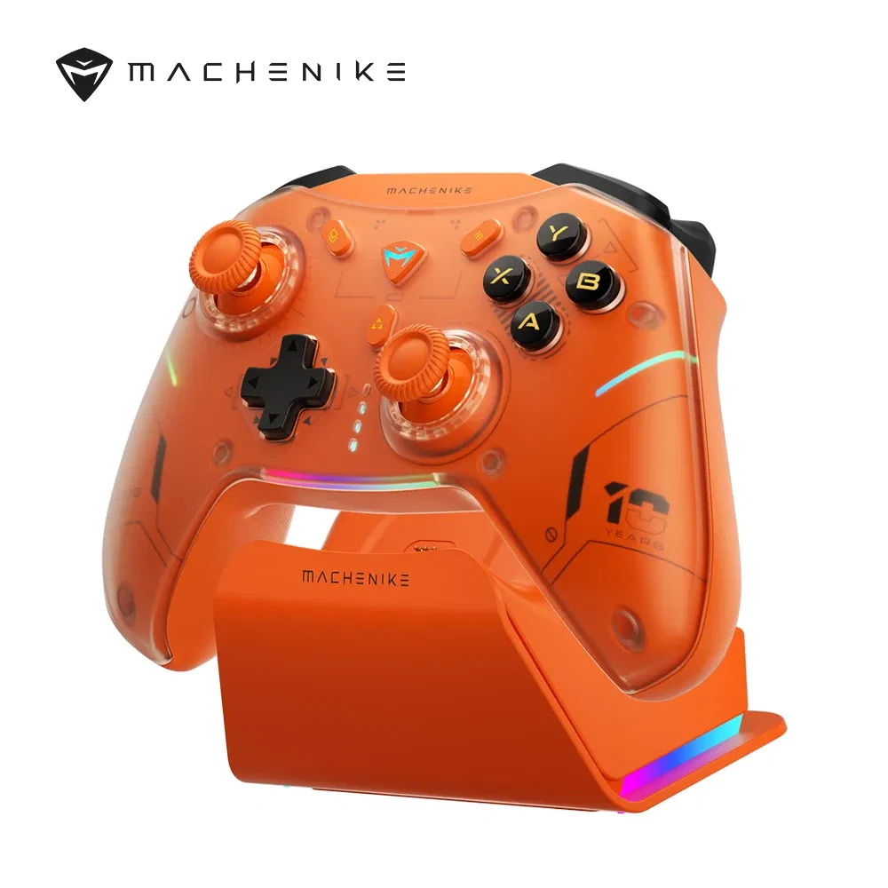 Color: green - MACHENIKE G5Pro V2 Ultimate Gaming Controller Optical Trigger ABXY Button Hot-Swappable Joystick 4K Resolution For Switch PC
