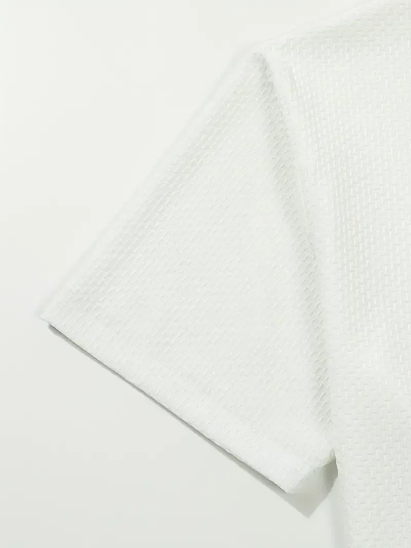 Color: black, Size: M - Classic men's casual POLO shirt soft and breathable MILAN pattern quick-drying top T-shirt