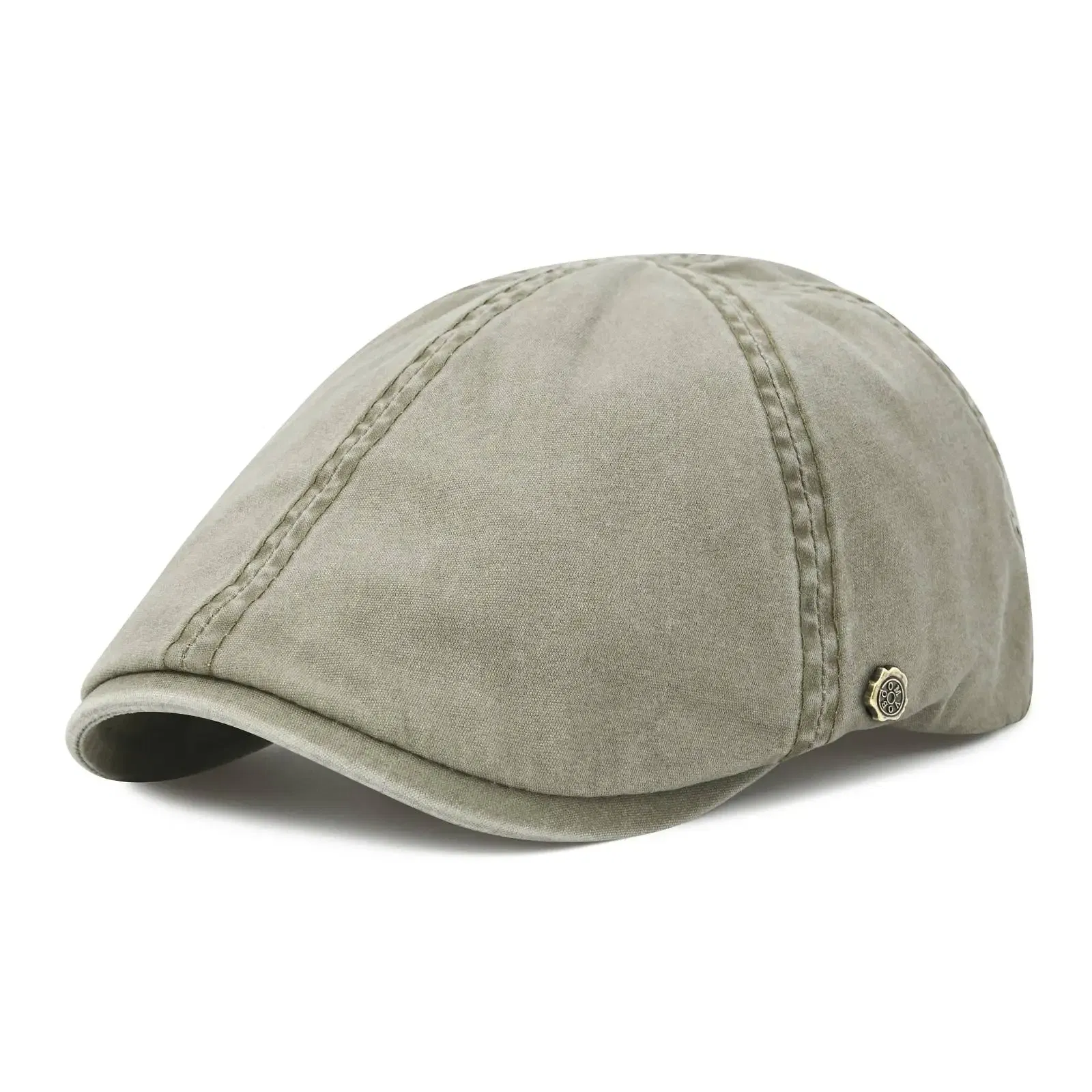 Color: SKY BLUE, Hat Size: One Size - VOBOOM Classic Cotton Flat Cap Ivy Caps Men Women Newsboy Cabbie Driver Hat Season Flat CapSolid Color Casual Camouflage Beret