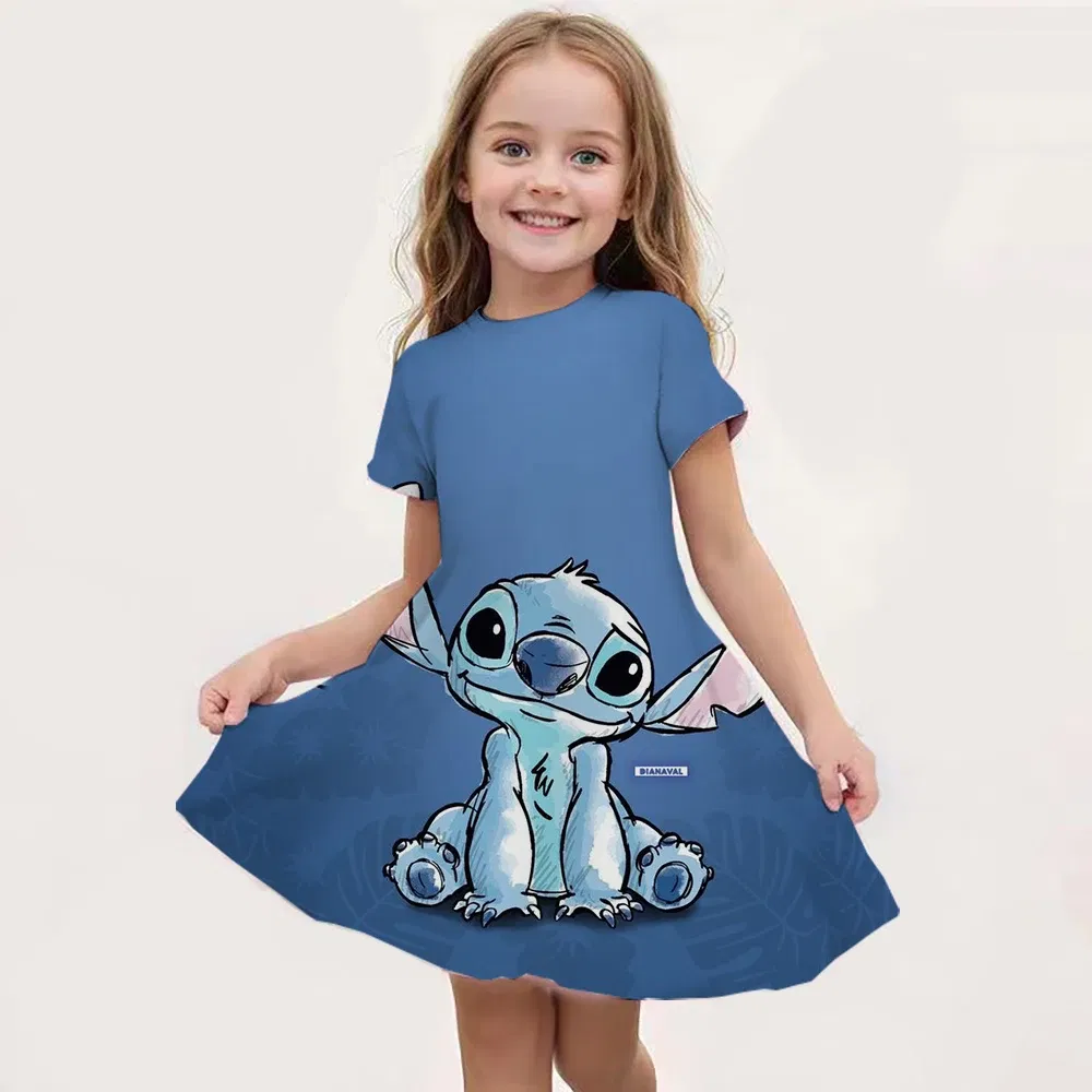 Color: Army Green, Ships From: CHINA, Kid Size: 6 - Hot Sale Kids Girl Cosplay Snow Queen Top Disney Lilo & Stitch Princess Dress for 2-14 Years Girls Birthday Party Dresses